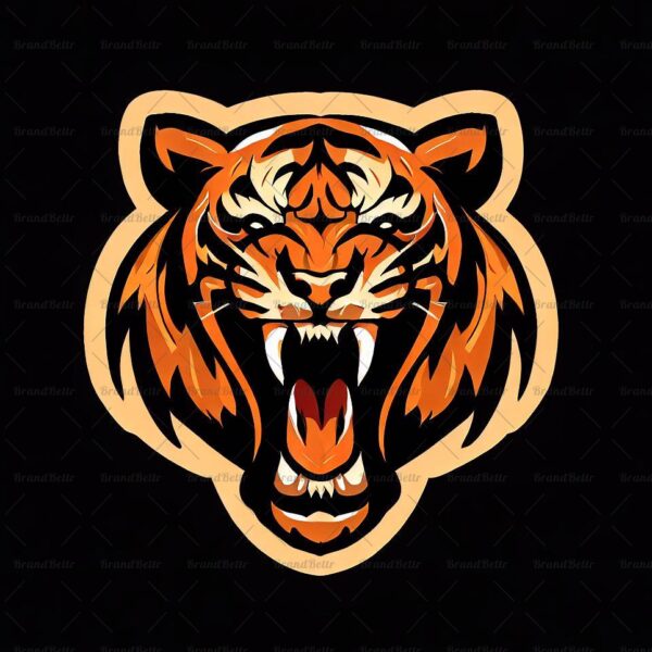 Brüllender Tiger